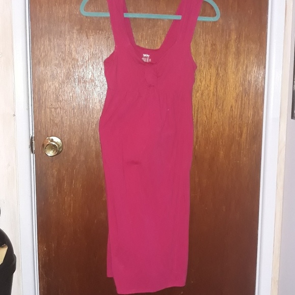 Deep pink Mossimo sleeveless summer dress - Picture 1 of 2